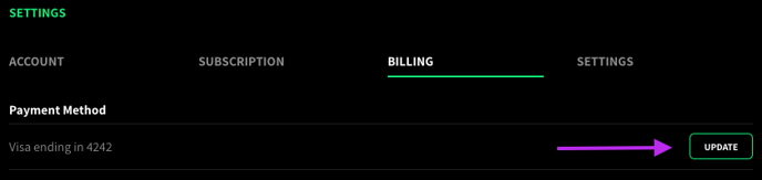 update billing